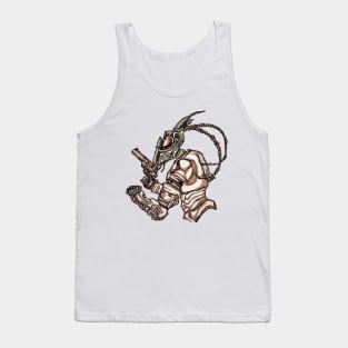 Praying Mantis Pirate Tank Top